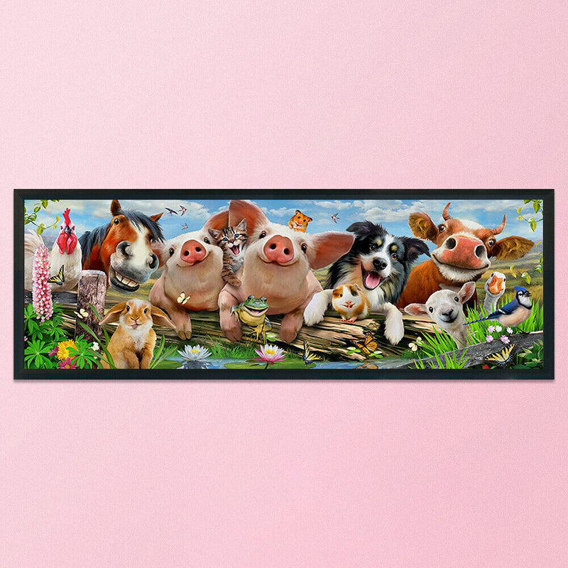 Cross Stitch Kits 11CT Stamped DIY Animal Full Embroider Embroidery Craft