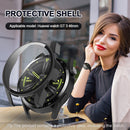 Tempered Glass Cover Case for Huawei Watch GT 3 46mm Screen Film (Black)