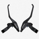 MEROCA 2x Bicycle Brake Lever Folding MTB Bike Brake Handle Cycling (Black)