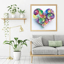 Calligraphy Painting 5D DIY Full Drill Rhinestone Mosaic Art Picture for Home