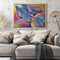 Oil Paint By Numbers Picture DIY Painting Colorful Whale Drawing on Canvas