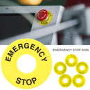 Switch Accessory Label Frame Label Emergency Stop Sign Mark Warning Circle