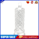 LED Electronic Candle Light Wedding Dinner Party Flameless Crystal Lamp (B)