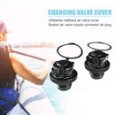 2x Safety Air Valve Nozzle Caps for Inflatable Boat Kayak Raft Mattress Airbed