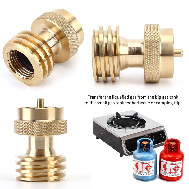 Steak Saver Adapter Universal 1-Pound Small Bottle for BBQ Grill Propane Tree