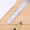 Stainless Steel Metal Straight Ruler Double Sided Measuring Tool (500mm) Newly