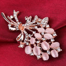 Bouquet Diamond Corsage Alloy Brooch Metal Brooch Exquisite Accessory