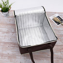 Cooler Lunch Box Portable Insulated Thermal Food Drinks Picnic Zipper Ice Bags