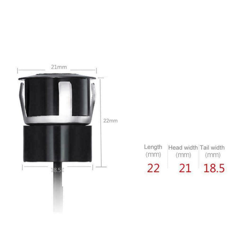 Backup Reverse CarCamera Flush MountS Mini 18.5mm HD Waterproof Nightvision X9H4