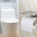 Bathroom Stainless Steel Mobile Phone Paper Towel Holder Storage Organizer Newly