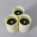 LED Solar Candle Flame Light Lawn Stakes Lamp Garden Decor (without plug)