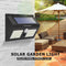120LED Solar Two-Sided Motion Sensor Wall Lamp Outdoor Yard Security Light Newly