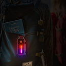 Type-C USB Rechargeable COB LED Flashlight with Whistle Camping Pocket Work Lamp
