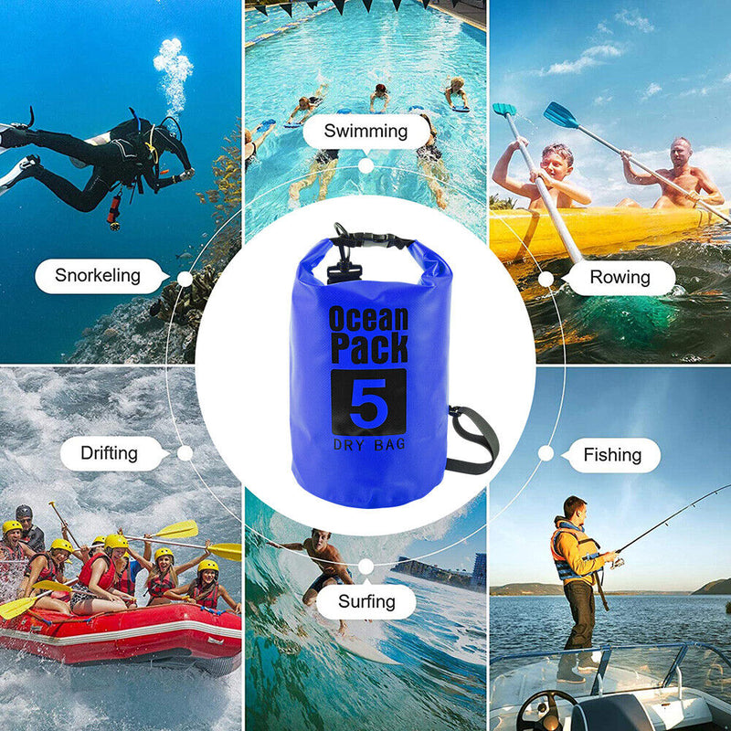 #A Outdoor Beach Drifting Dry Bag Waterproof Swimming Dry Sack for Water Activit