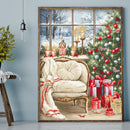 Full Embroidery Christmas Tree Present 11CT Printed Cross Stitch Cotton Decor