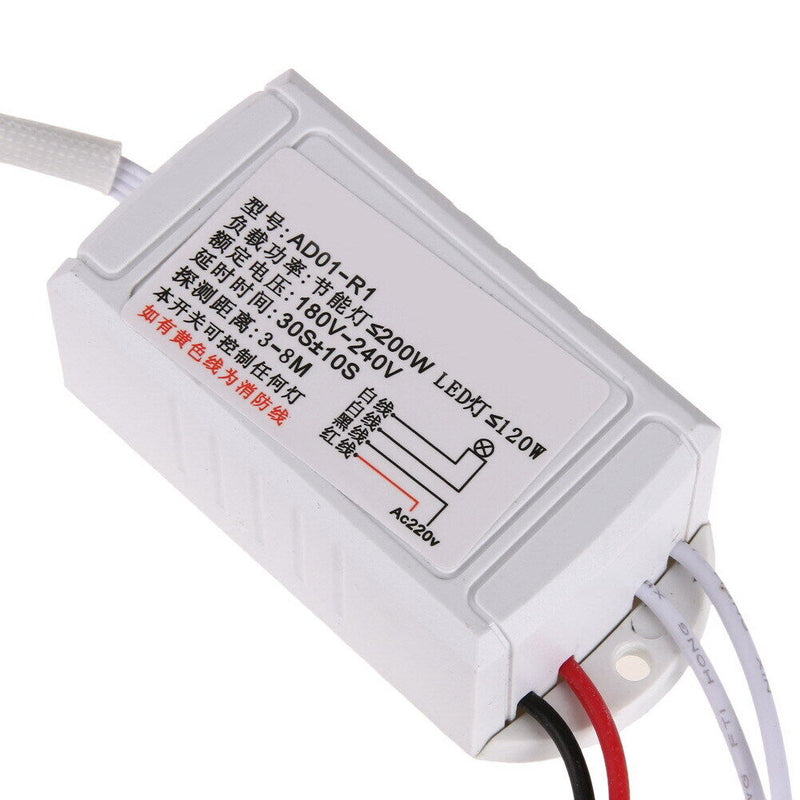 IR Infrared Body Sensor Module Intelligent Light Motion Sensing Switch 220V