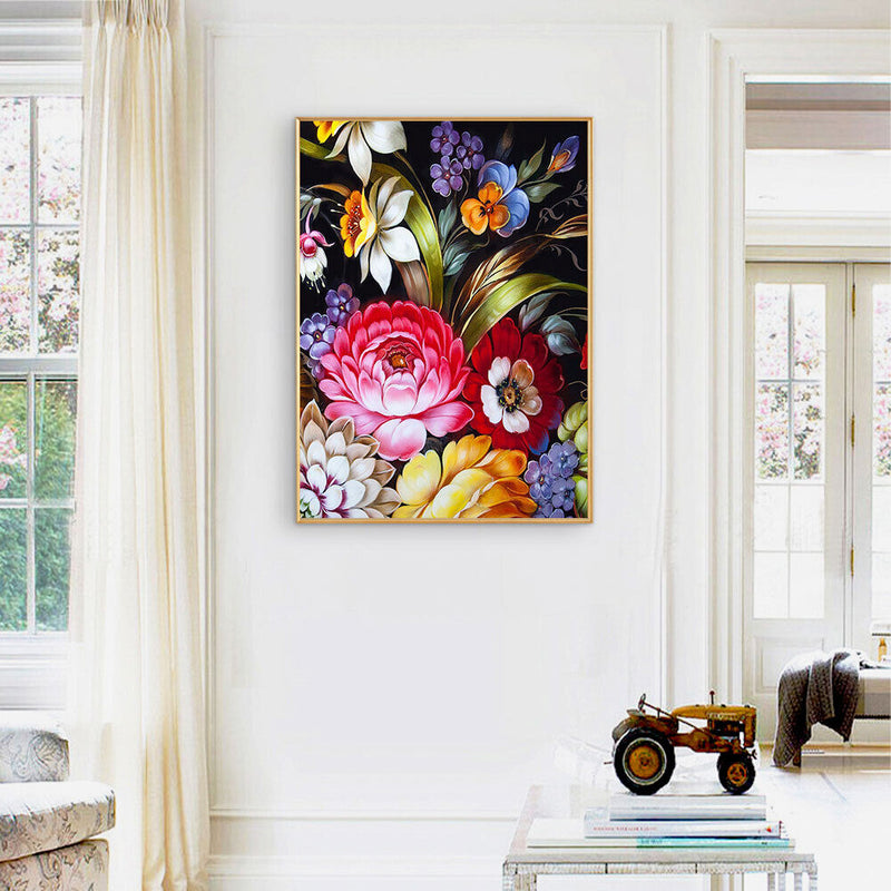 Paint By Numbers for Kids Adults Beginner Flower Home Wall Bedroom Decoration