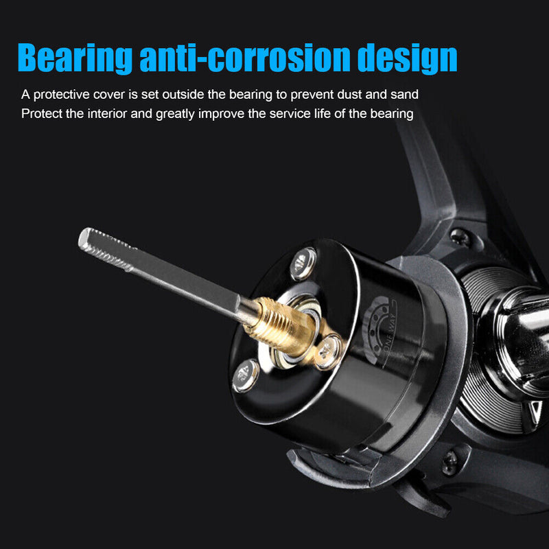 Spinning Fishing Reel 3+1 BBs Metal Line Cup Wheel Fishing Tackle (DA6000) Newly