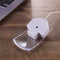 Hot Clear LED Optical Cable Mouse Cool Blue Backlight USB