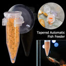Food Aquarium Accessories Feeding Tool With Suction Cup Automatic Fish Feeder