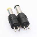 1Set 8Pcs Universal 2Pin Plug Charger Tip AC/DC Power Adapter for Notebook Newly