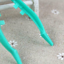 Reptile Plastic Feeding Tongs Live Food Feeding Tweezers 12cm L1U3 Food I9T6