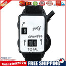 Manual Counting Outdoor Golf Club Stroke Score Counter with Wristband Band