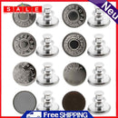 Button for Jeans Kit, 17mm Steel Jean Button Replacement Fit to Clothing Jacket