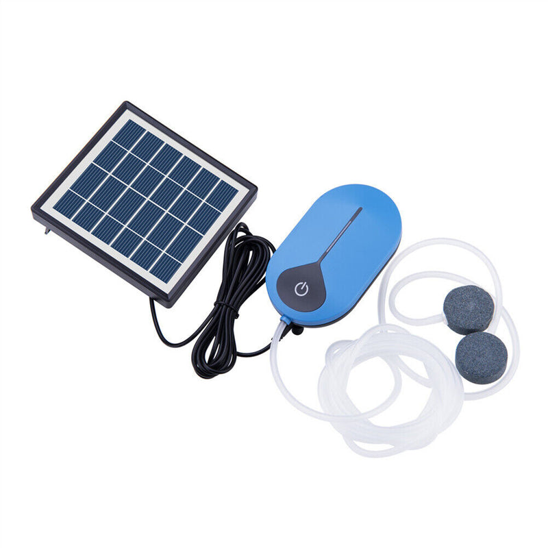 Solar Panel Oxygenator Fish Tank Water Oxygen Pump Aquarium Garden Pond Aer