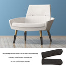 4pcs/set Pure Chair Feet Sock Thickened Table Leg Knitted Cover (Black)