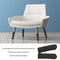 4pcs/set Pure Chair Feet Sock Thickened Table Leg Knitted Cover (Black)