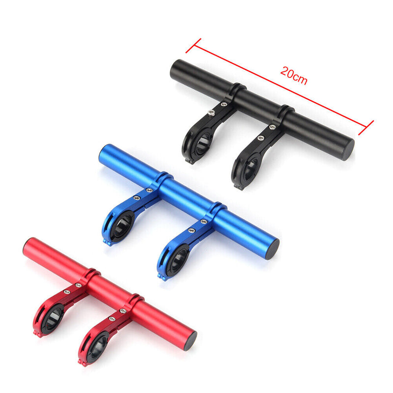 Bicycle Handlebar Extender Bike Headlight Clamp Extension Bracket (Red) Newly