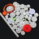 Car Kids Gift Package Kit DIY Gear Assortment Plastic Gears Axle Belt Bushings
