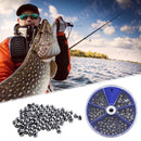 205pcs Open Bite  Set Fishing Lure Biting Round Plumb Fishing Tackle Newly