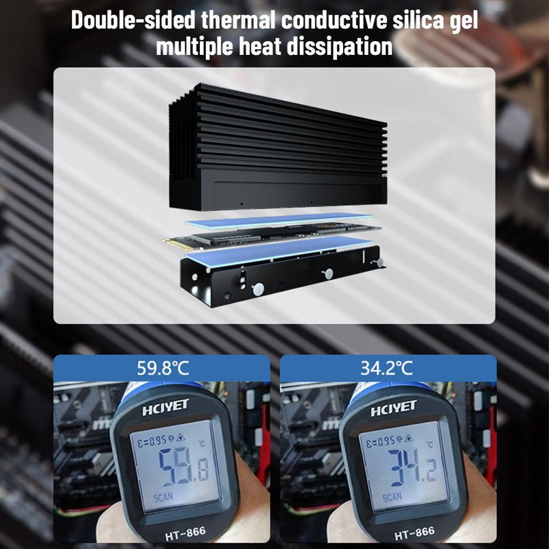 Drive Mute SSD Heatsink M.2 2280 Heat Sink Computer Radiator Drives Radiator