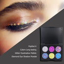 Popfeel 6 Colors Long-lasting Glitter Eyeshadow Pallete Eye Shadow (EK06)