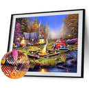 DIY Diamond Painting Kits Full Round Drill Suburban Cabin Home Decoration Gift