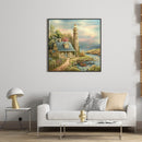 DIY Diamond Painting Kits Full Round Drill Lighthouse Hut Mosaic Home Decor