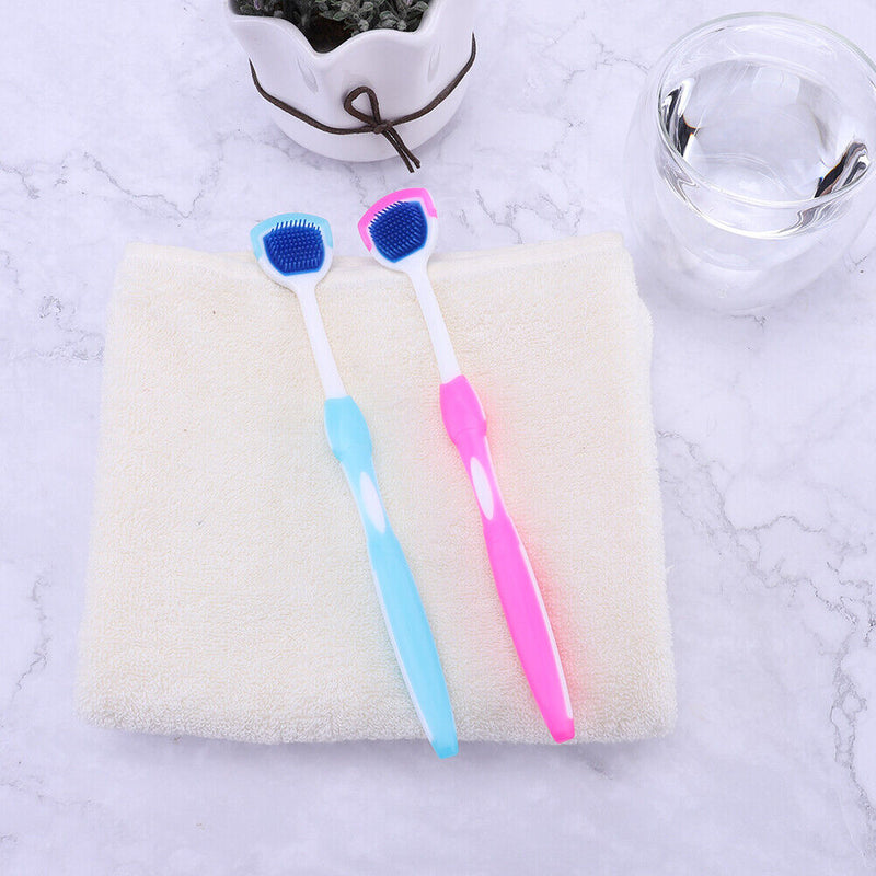 Tongue Scraper Cleaner Tongue Scraper Brush Silicone Tongue Scraper
