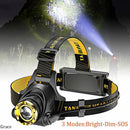 Headlight Rechargeable Head Lamp Super Bright Head Torch Fishing Headlamp