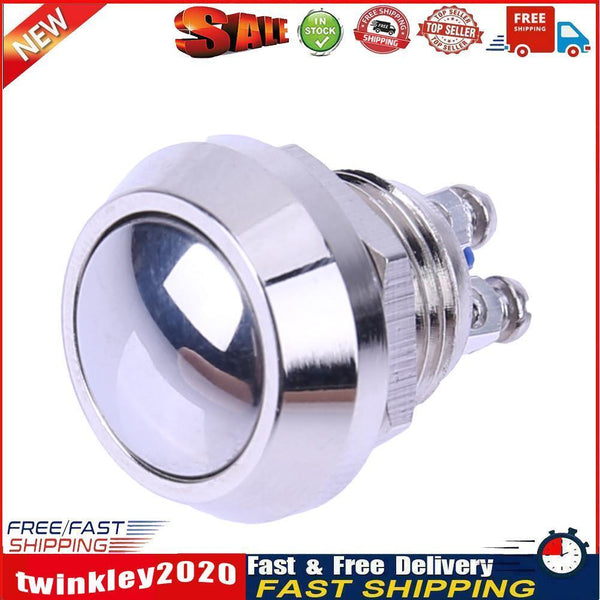 12mm Metal Boat Horn Momentary Stainless Steel Push Button Starter Switch Newly