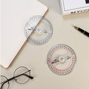 Swing Ruler Protractor All Circular Pointer Angle Finder Meter Mesurement G