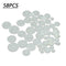 58 Pcs Plastic Gears Set Shaft Motor Gear Gearbox Robot Kits Craft