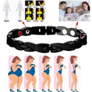 Twisted Dragon Magnetic Therapy Couple Bracelet Detachable Bangles (Black) Newly
