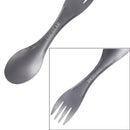 alloy Portable Cutlery Fork EDC Outdoor tool Ultralight Spork Spoon Cookware