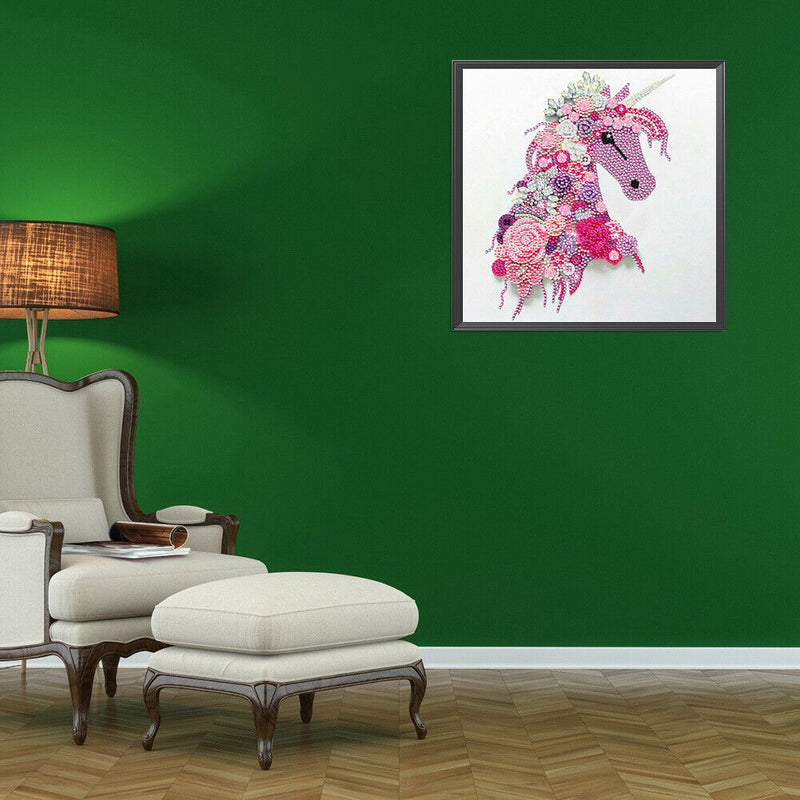 5D Diamond Painting DIY Animal Partial Special Shape Wall Decor Rhinestone