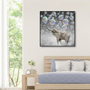 5D DIY Round Diamond Painting Elephant Beaded Drill Point Handicraft Home D