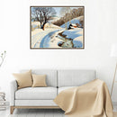5D DIY Four Season Scenery Full Drill Diamond Painting Embroidery Craft(D)