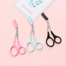 Eyebrow Makeup Scissors Eyebrow Trimmer Hair Remover Comb Eyelash Hair Clips