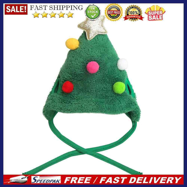 Pet Winter Saliva Towel Dog Triangule Scarf Hat Christmas Ornament Pet Supply